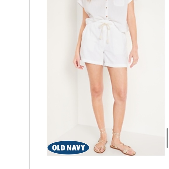 3 for $30💕 New High-Waisted Textured Cotton Pull-On Shorts for Women - Picture 1 of 1